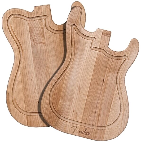 Fender Stratocaster Cutting Board, Front and Back