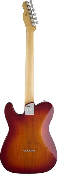 Fender American Elite Telecaster Electric Guitar (Maple, with Case), Aged Cherry Burst Back