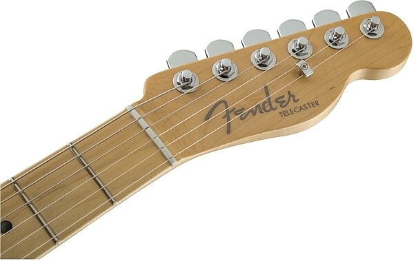Fender American Elite Telecaster Electric Guitar (Maple, with Case), Butterscotch Blonde Headstock Front
