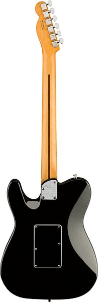 Fender American Ultra Luxe Telecaster FR HH Electric Guitar (with Case), Mystic Black, Action Position Back