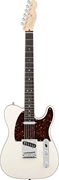 Fender American Deluxe Telecaster Electric Guitar (Rosewood with Case), Olympic Pearl