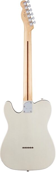 Fender Deluxe Nashville Telecaster Electric Guitar (Maple, with Gig Bag), White Blonde, USED, Blemished, White Blonde Back