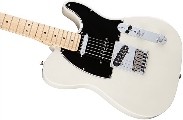 Fender Deluxe Nashville Telecaster Electric Guitar (Maple, with Gig Bag), White Blonde, USED, Blemished, White Blonde Body Left