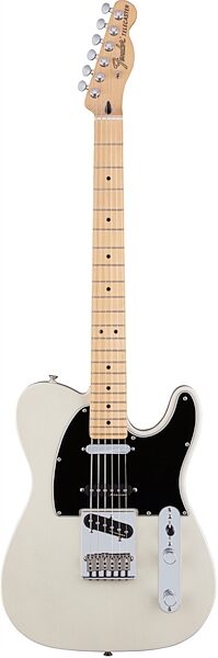 Fender Deluxe Nashville Telecaster Electric Guitar (Maple, with Gig Bag), White Blonde, USED, Blemished, White Blonde