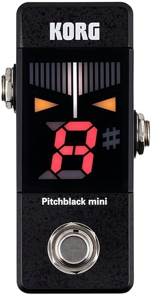 Korg Pitchblack Mini Chromatic Guitar Tuner Pedal, New, Main