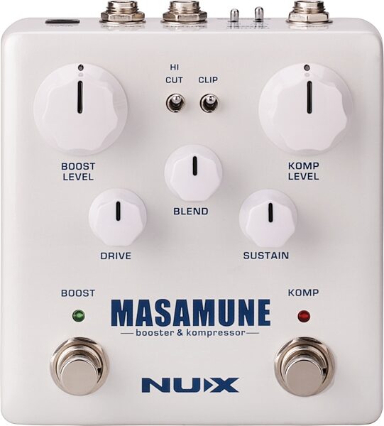 NUX Masamune 2-in-1 Compressor and Boost Pedal, New, Main