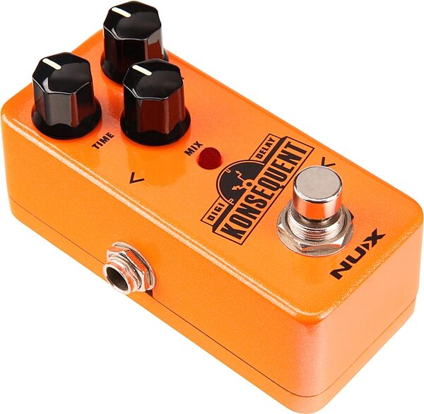 NUX Konsequent Delay Pedal with Dual Tap Tempo, New, Action Position Back