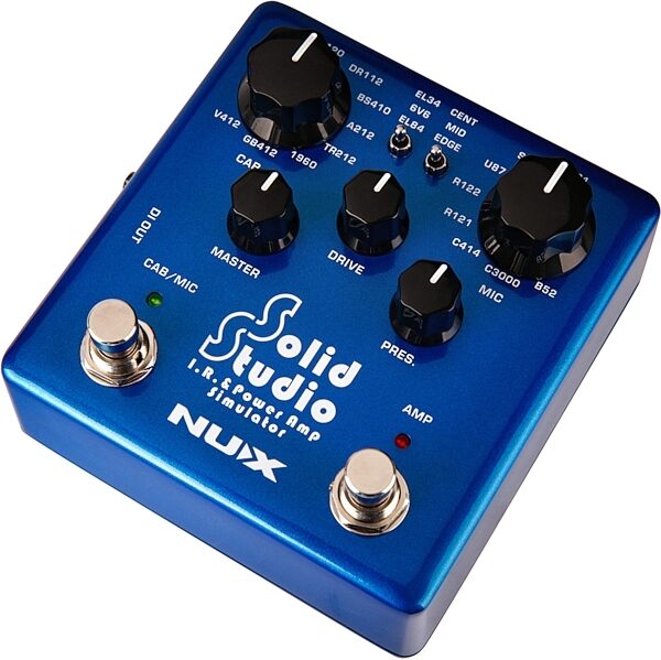 NUX Solid Studio IR and Power Amp Simulator, New, Angled Front