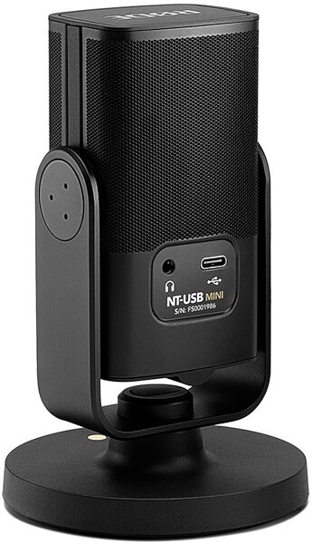 Rode NT-USB Mini Studio-Quality USB Condenser Microphone, New, Action Position Back
