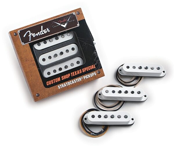 Fender Texas Special Stratocaster Single-Coil Pickup Set, New, Main