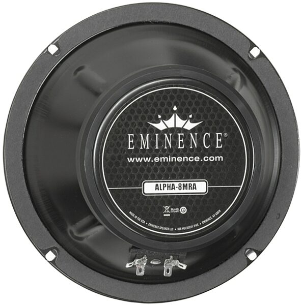 Eminence Alpha-8MRA Replacement PA Speaker (125 Watts), 8&quot;, 8 Ohms, Main--Alpha 8MRA