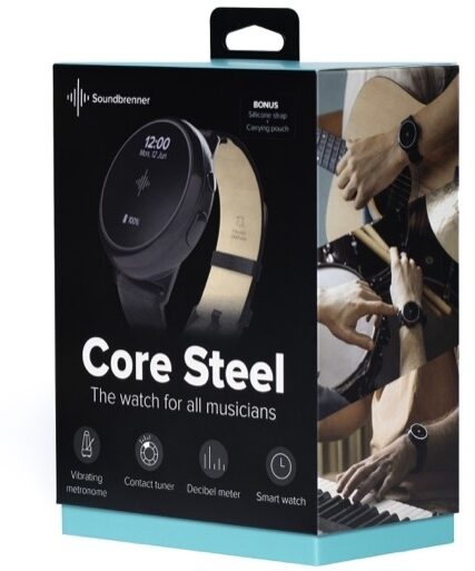 Soundbrenner Core Steel Musician's Smart Watch, New, View