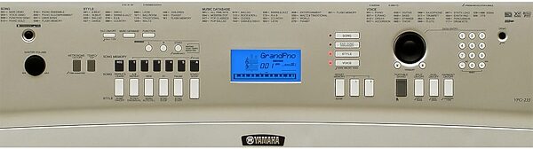 Yamaha YPG-235 76-Key Portable Grand Keyboard, Top Panel Detail