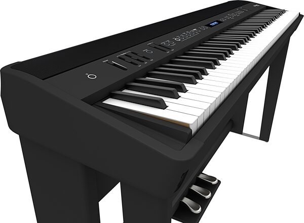 Roland FP-90X Digital Stage Piano, Black, Action Position Front
