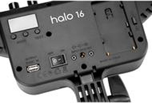 NanLite Halo 16 Bicolor LED Ring Light, New, Action Position Back