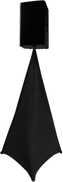 On-Stage SSA100 Speaker and Lighting Stand Skirt, Black, Black View 3