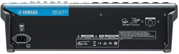 Yamaha MG16XU USB Mixer with Effects, 6-Bus, New, Rear