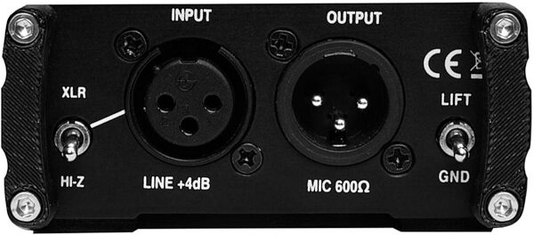 On-Stage DB1050 Passive Multimedia Direct Box, New, Rear