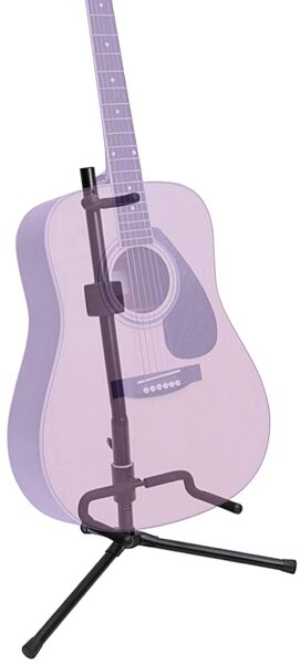 On-Stage GS7141 Push-Spring Locking Acoustic Guitar Stand, New, Live