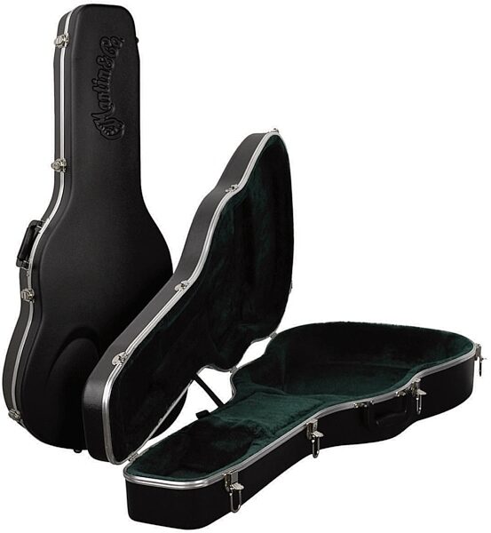 Martin Molded Hardshell Acoustic Guitar Case, Standard Series OM &amp; 000-14, 12C630, Main