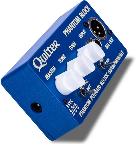Quilter Phantom Block Electric Guitar Direct Box, New, Angled Side