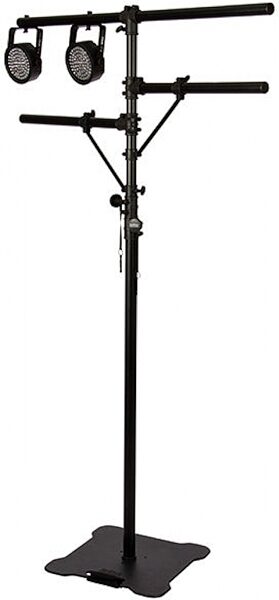 On-Stage LS7920BLT Flat Base Lighting Stand, New, Angled Front