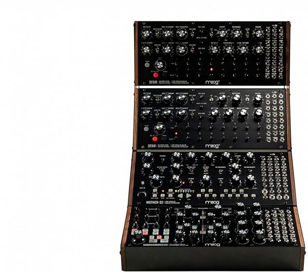 Moog 4-Tier Rack Kit for DFAM/Mother-32/Subharmonicon Synthesizer, New, Action Position Back