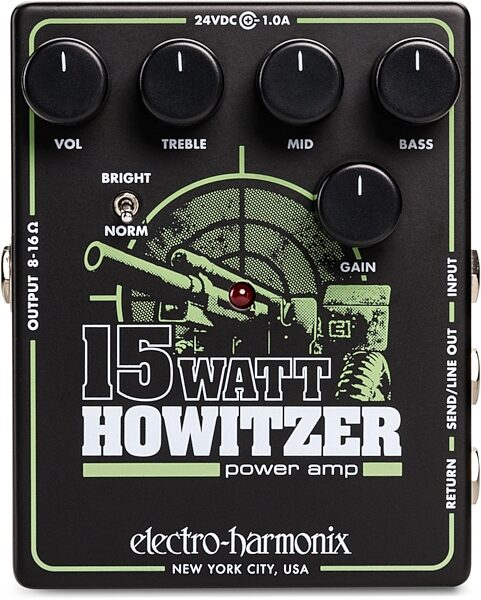 Electro-Harmonix Howitzer Pedalboard Amp (15 Watts), New, Main