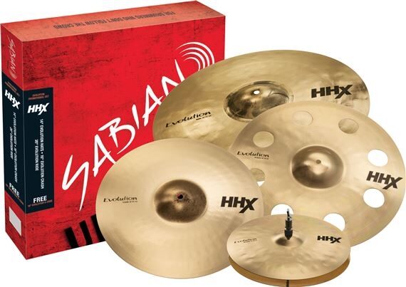 Sabian HHX Evolution Cymbal Package, With 18&quot; Ozone Crash Cymbal, Main