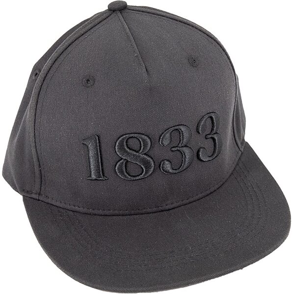 Martin 1833 Flat Brim Baseball Cap, Black, Main