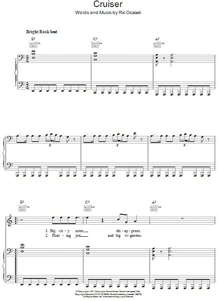 Cruiser - Piano/Vocal/Guitar, New, Main