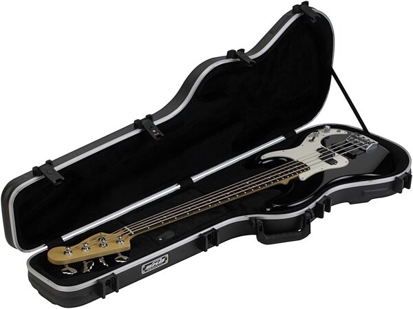 SKB FB4 Premium P and Jazz-Style Bass Case, New, Open Left
