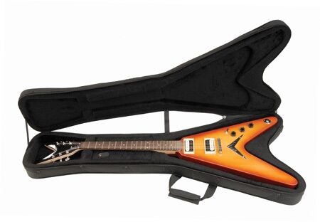 SKB SC58 Flying V-Style Guitar Soft Case, New, In Use
