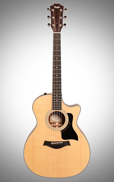 Taylor 314ce Grand Auditorium Cutaway Acoustic-Electric Guitar, Full Straight Front