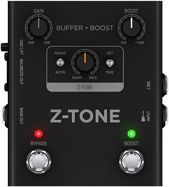 IK Multimedia Z-Tone Buffer Boost Preamp DI Direct Box, New, Action Position Front