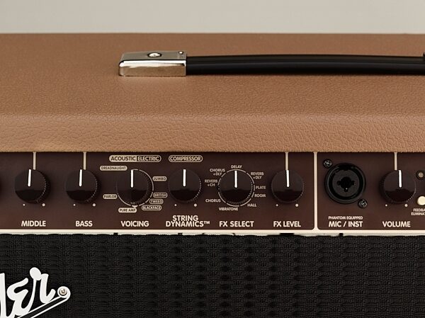 Fender Acoustasonic 150 Acoustic Guitar Amplifier (150 Watts, 2x8"), Controls