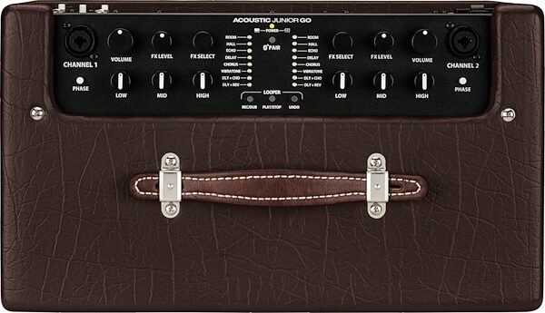 Fender Acoustic Junior GO Portable Guitar Amplifier, New, Action Position Back