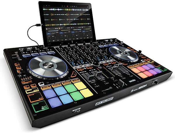 Reloop Mixon 4 Professional DJ Controller, New, Angle