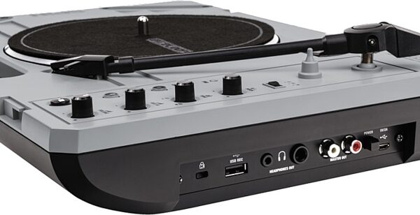 Reloop Spin Portable Belt-Drive Turntable System, New, Action Position Back