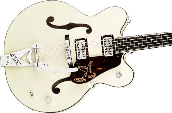 Gretsch G6636-T RF Richard Fortus Falcon Electric Guitar (with Case), White, USED, Blemished, Action Position Back