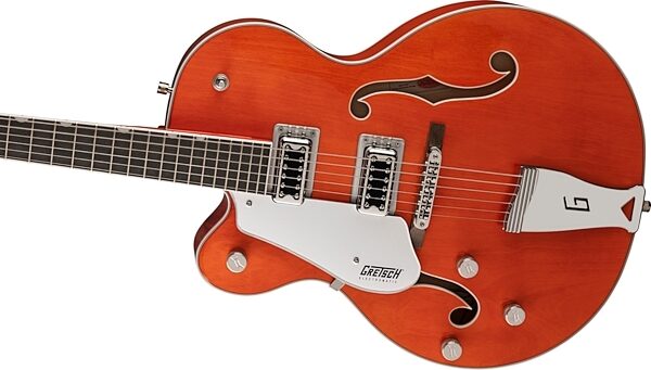 Gretsch G5420LH Electromatic Hollowbody Electric Guitar, Left-Handed, Orange Stain, Action Position Side