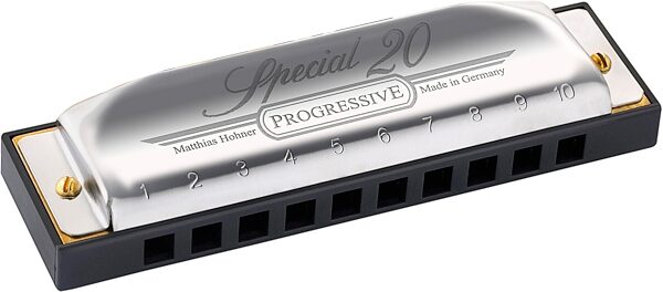 Hohner 560PBX Special 20 Harmonica, Key of B, Action Position Back