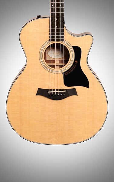 Taylor 314ce Grand Auditorium Cutaway Acoustic-Electric Guitar, Body Straight Front