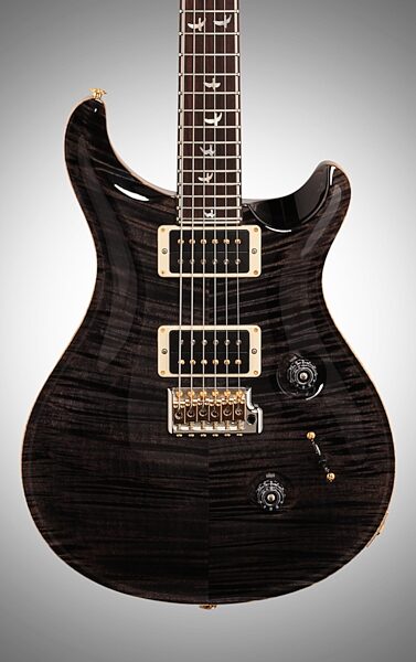 PRS Paul Reed Smith Custom 24 10 Flame Top 30th Anniversary Electric Guitar, Regular Neck (with Case), Body Straight Front