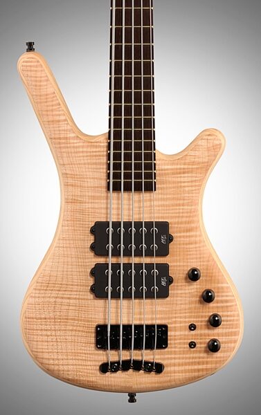 Warwick German Corvette DB 5 Bolt-On Electric Bass, 5-String (with Gig Bag), Body Straight Front