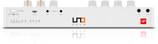 IK Multimedia UNO Drum Analog Drum Machine, Warehouse Resealed, Action Position Back