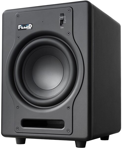 Fluid Audio F8S Powered Studio Subwoofer, New, Angle