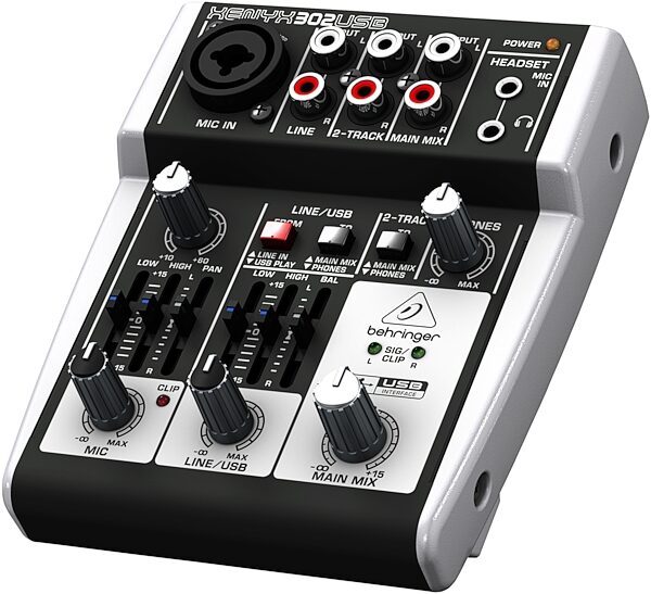 Behringer 302USB USB Audio Mixer and Interface, Main