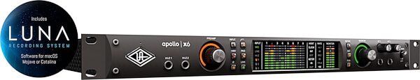 Universal Audio Apollo X6 Thunderbolt 3 Audio Interface, Heritage Edition: Includes premium suite of 10 UAD plug-in titles valued at $2,490, Main