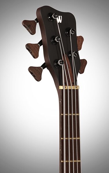 Warwick German Corvette DB 5 Bolt-On Electric Bass, 5-String (with Gig Bag), Headstock Left Front